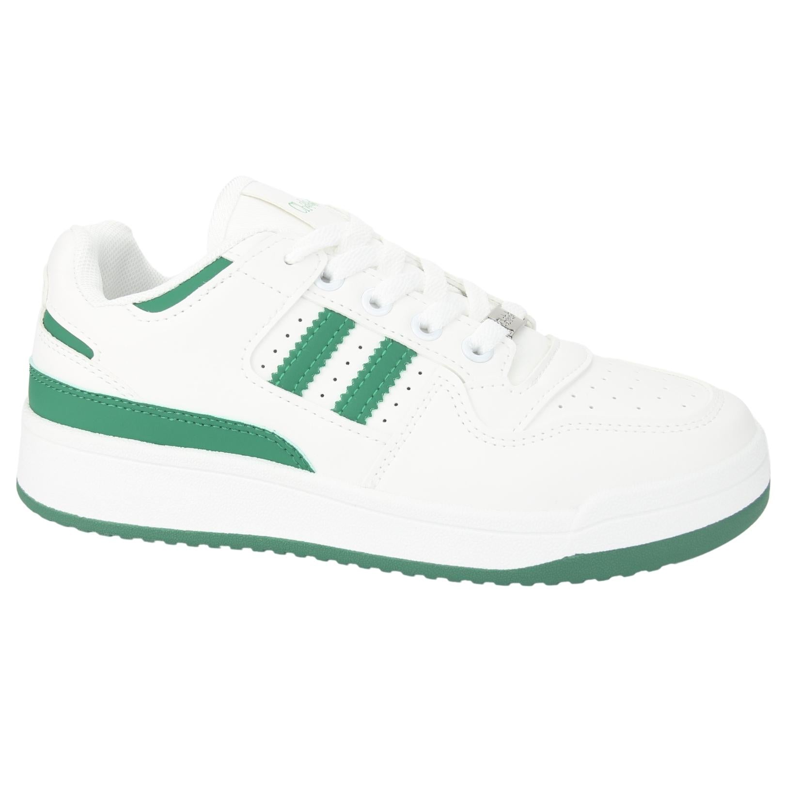 Zapatilla Chalada Mujer Juve-1 Blanco Verde Urbano