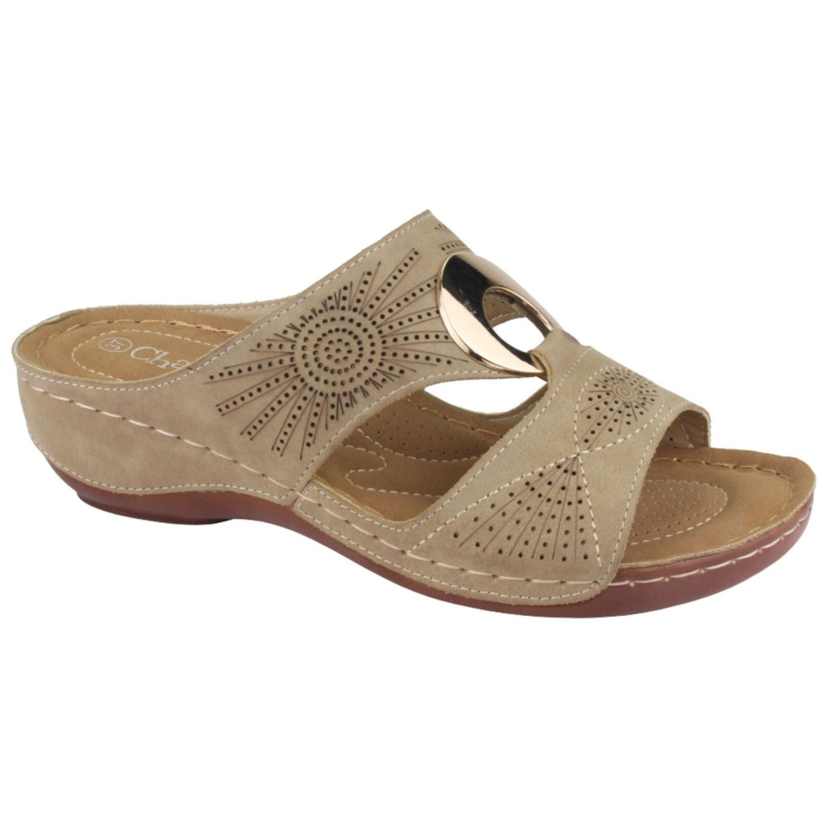 Sandalias Chalada Mujer 15-kon-5  Beige