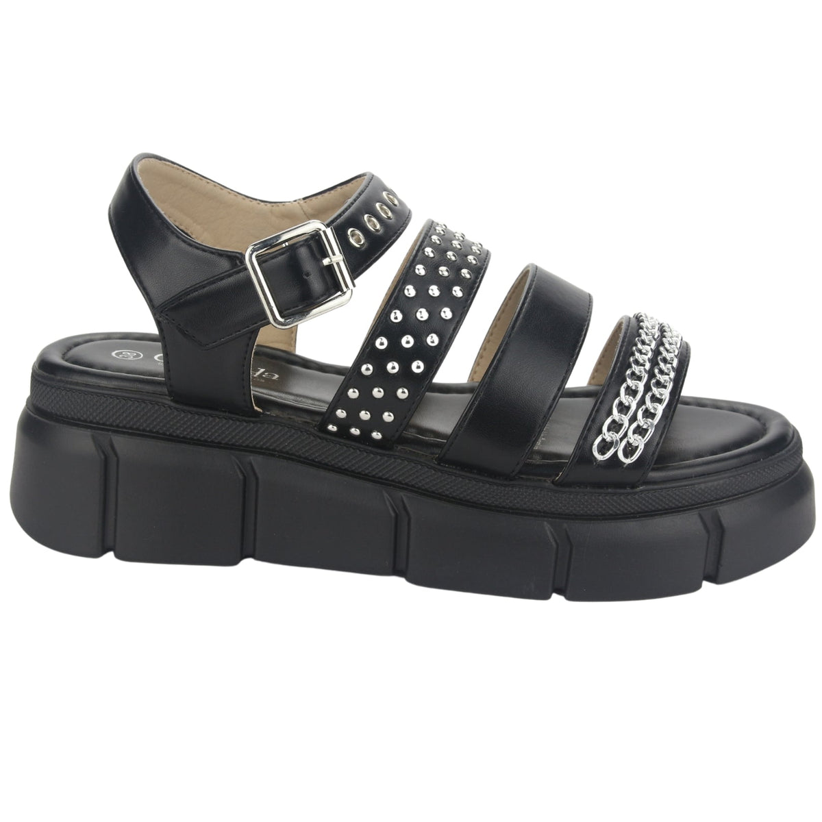 Sandalias Chalada Mujer 45-visa-1  Negro