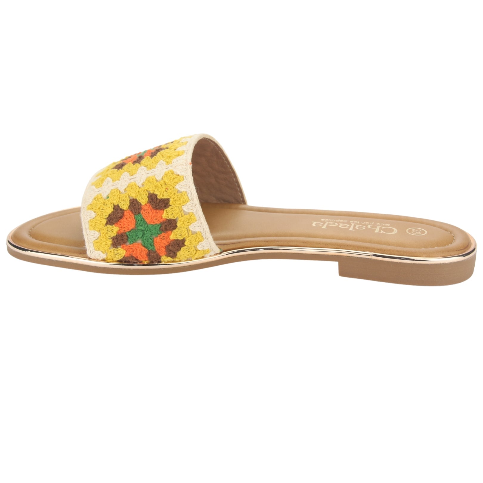 Sandalias Chalada Mujer 45-lila-15 Amarillo