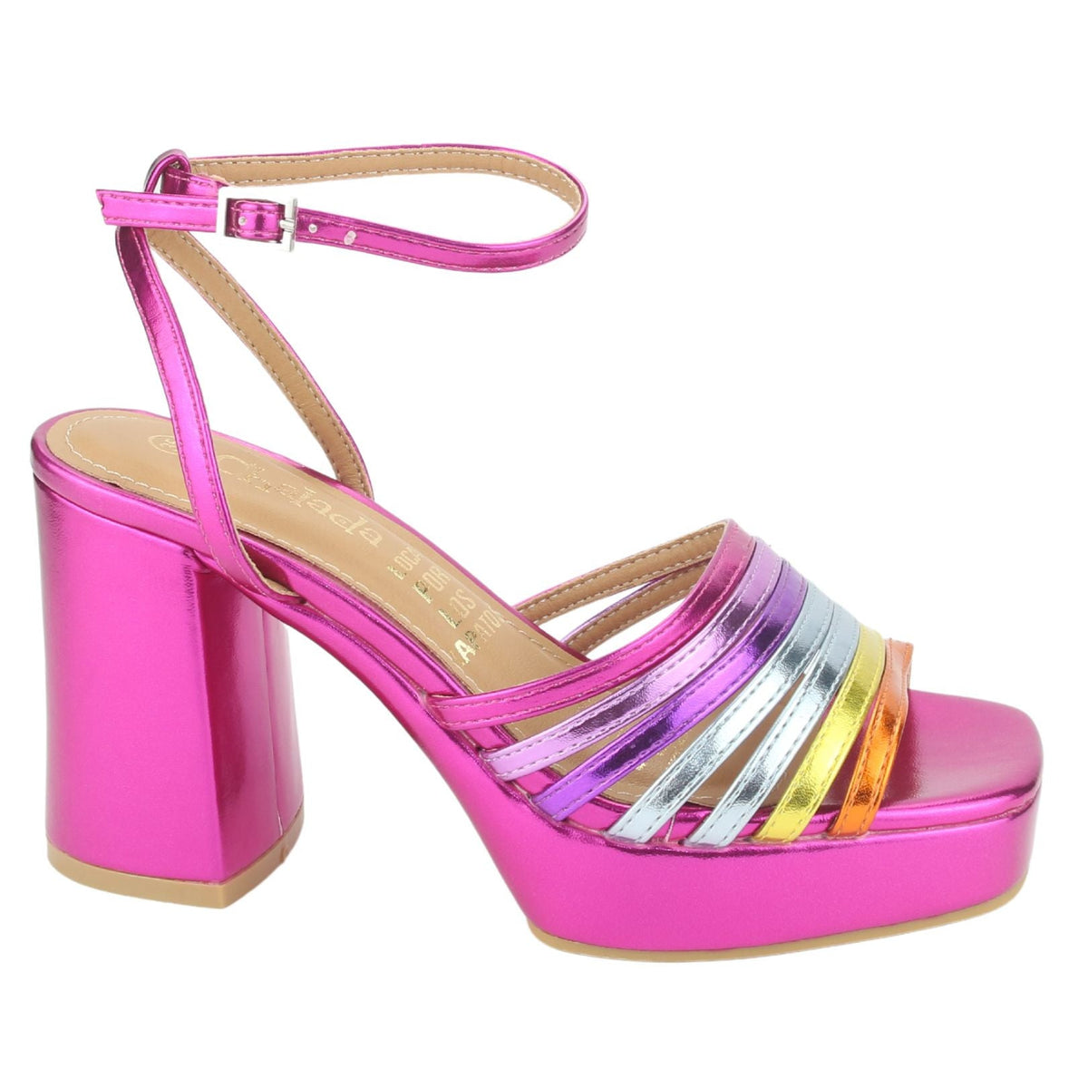 Sandalias Chalada Mujer 5-sussi-6 Fucsia Multicolor