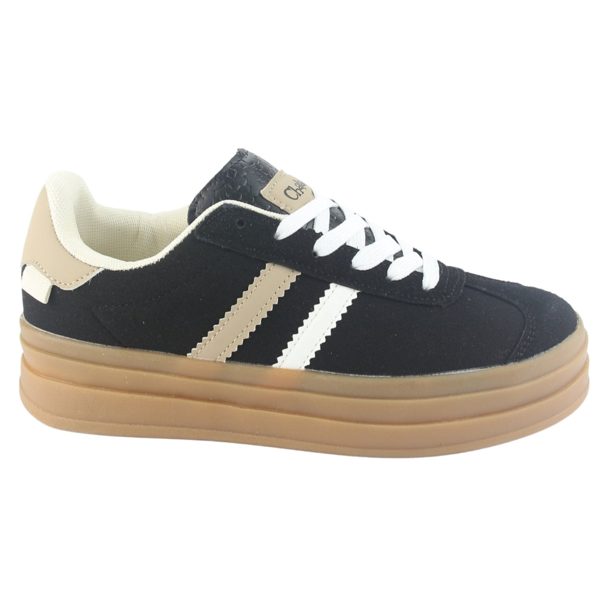Zapatilla Chalada Mujer Andy-12 Negro Urbano