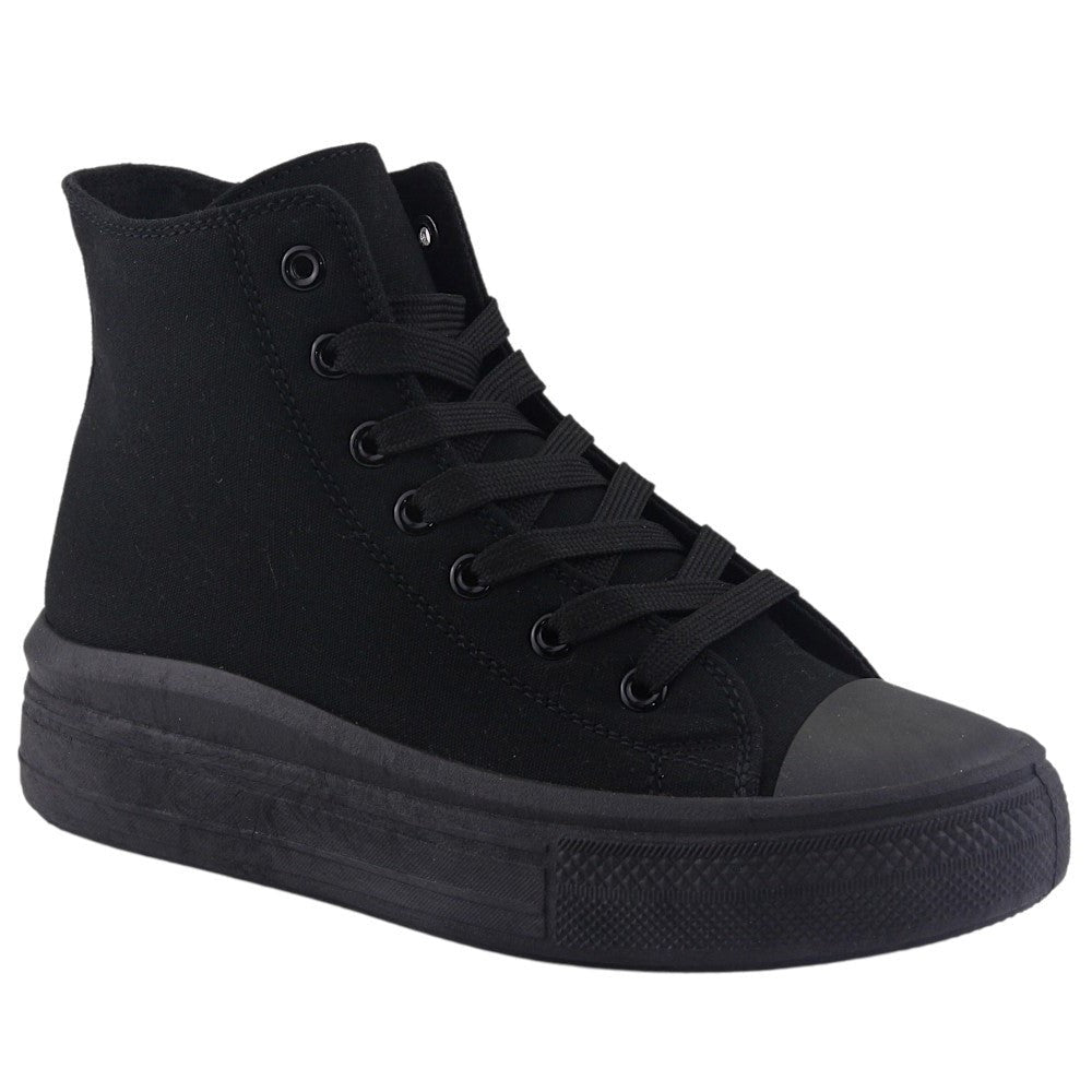 Zapatilla Chalada Mujer Clu-2 Negro Urbano