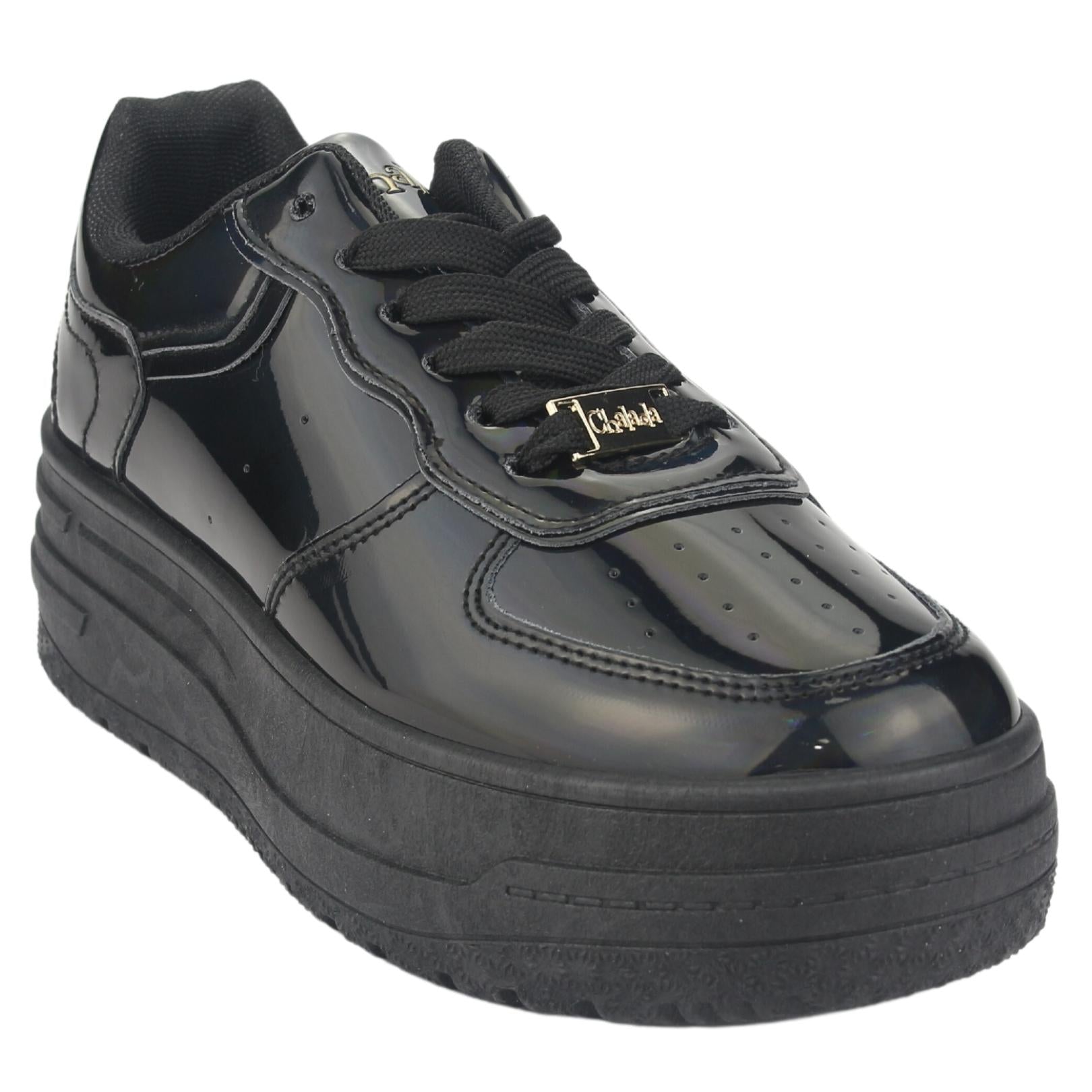 Zapatilla Chalada Mujer Mitsu-1 Negro Urbano