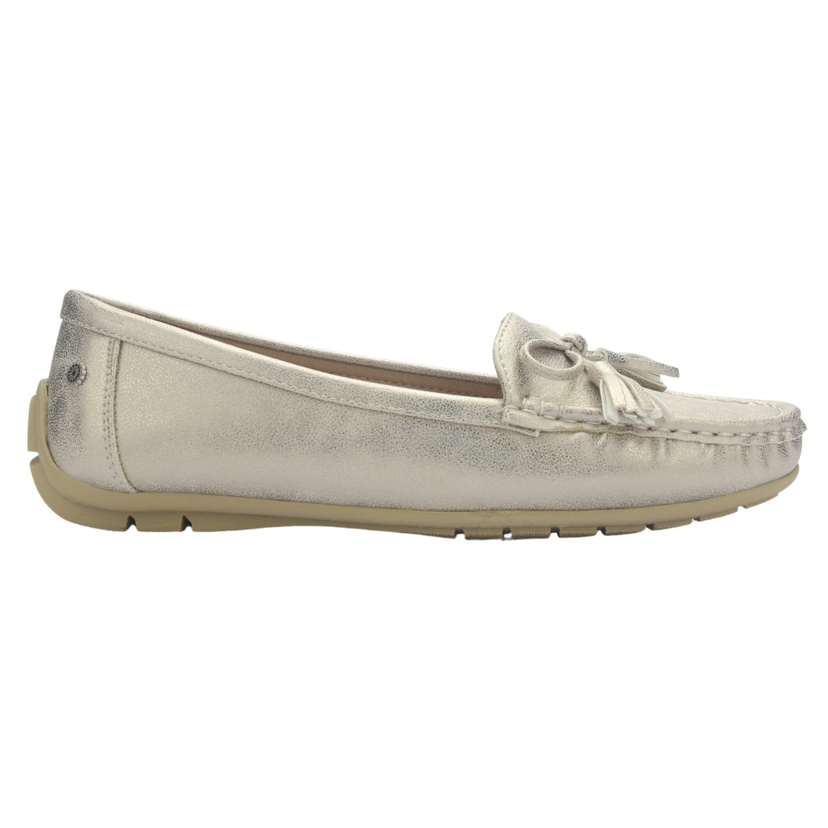 Mocasin Mujer  Chalada Nautico-3 Champagne Casual