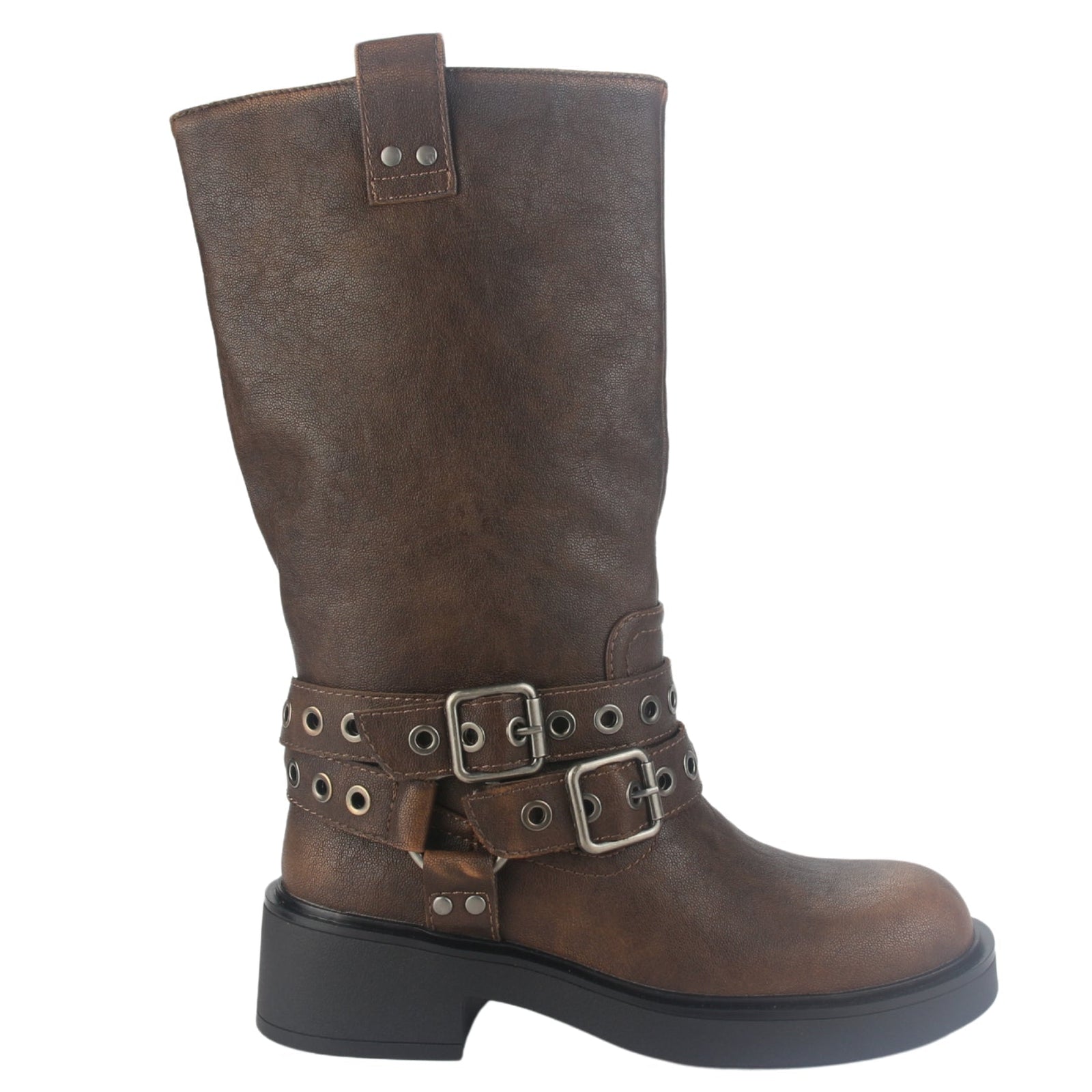 Bota Chalada Mujer Biker 6 Camel