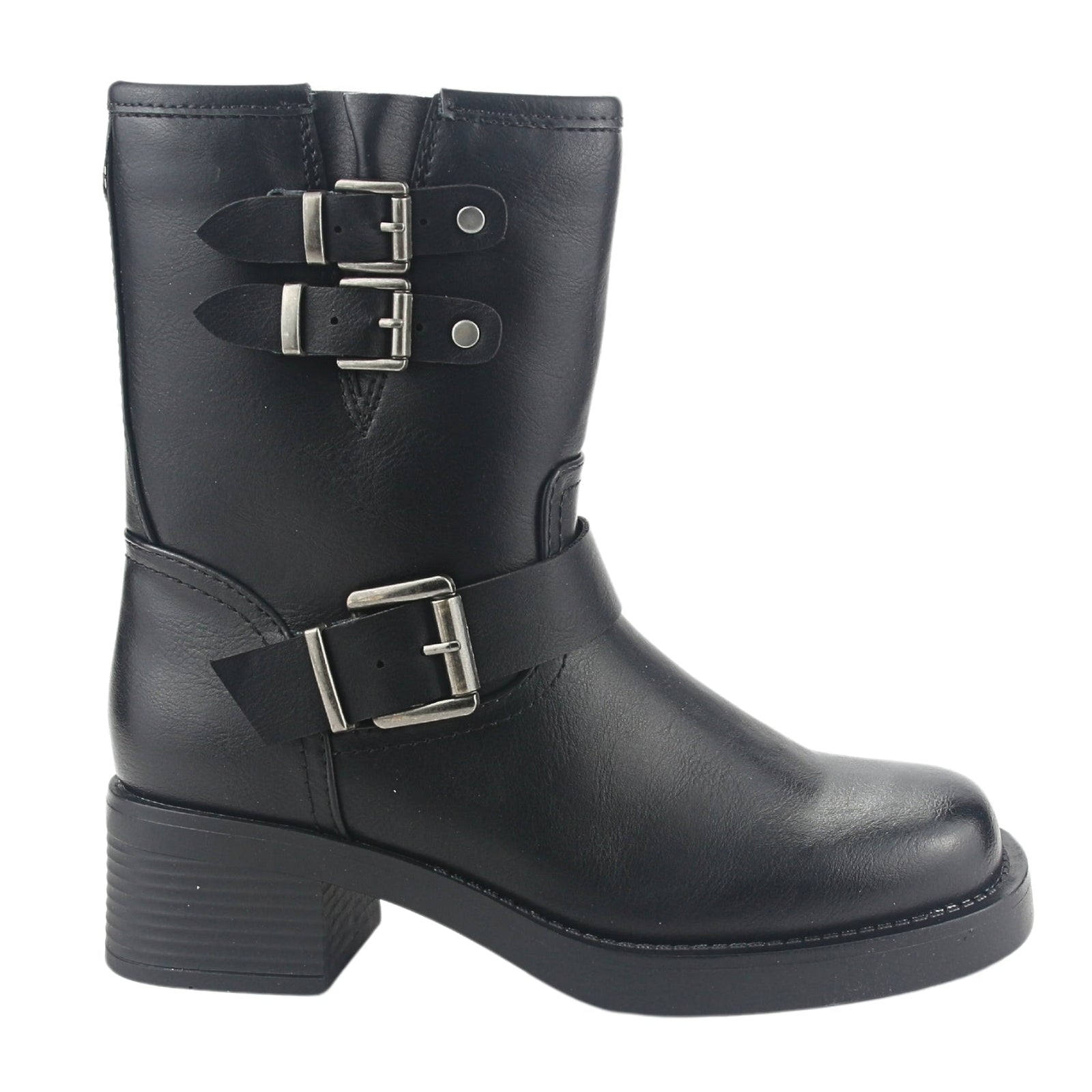 Bota Chalada Mujer Biker-4 Negro Casual