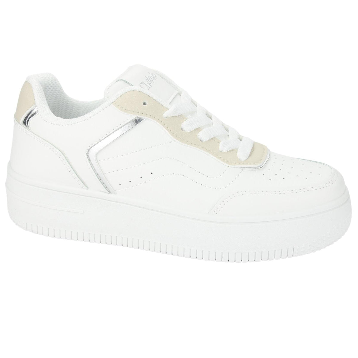 Zapatilla Chalada Mujer Joggo-1 Blanco Plata