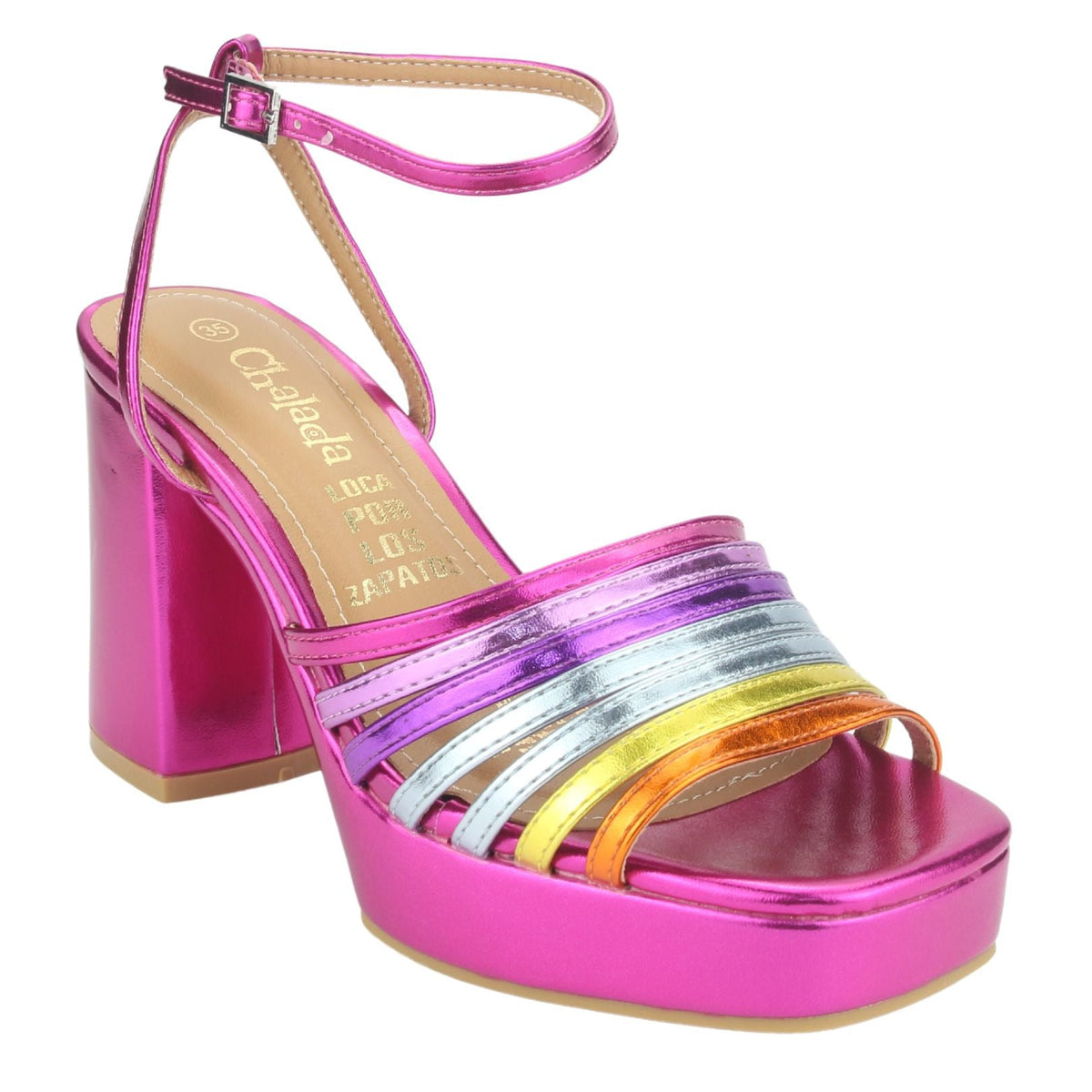 Sandalias Chalada Mujer 5-sussi-6 Fucsia Multicolor