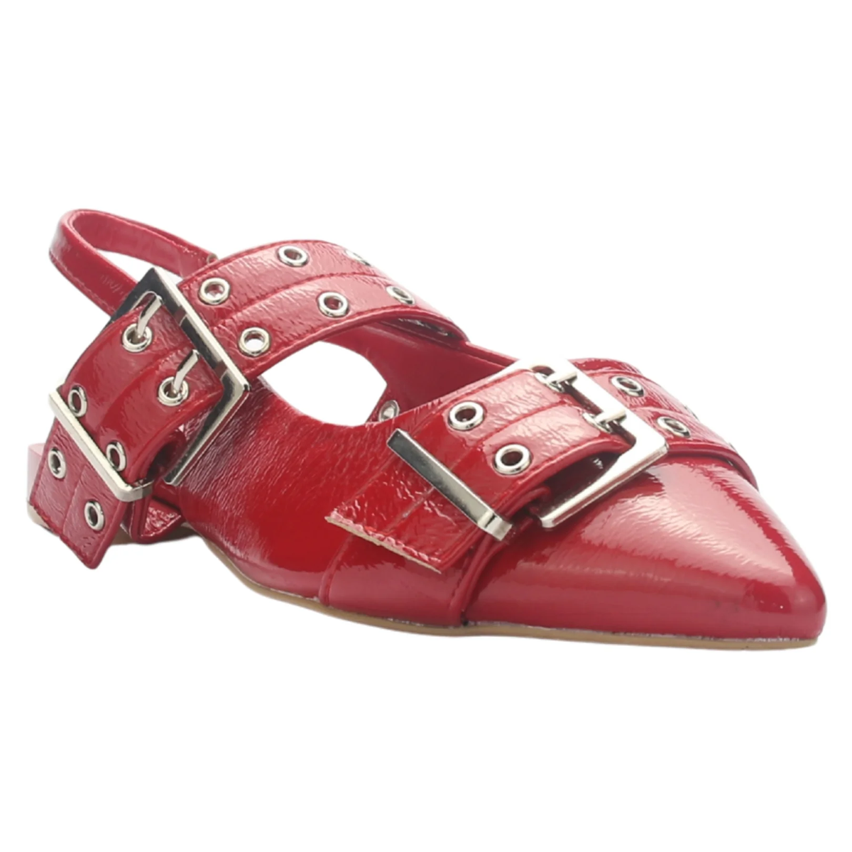 Ballerina Mujer Chalada Slik-1 Rojo Casual
