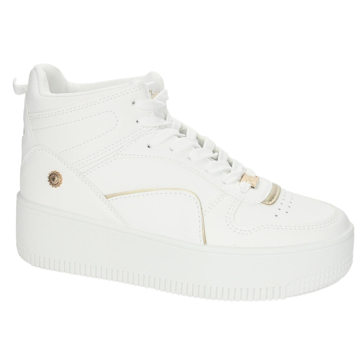 Zapatilla Chalada Mujer Metta-9 Blanco Oro Urbano