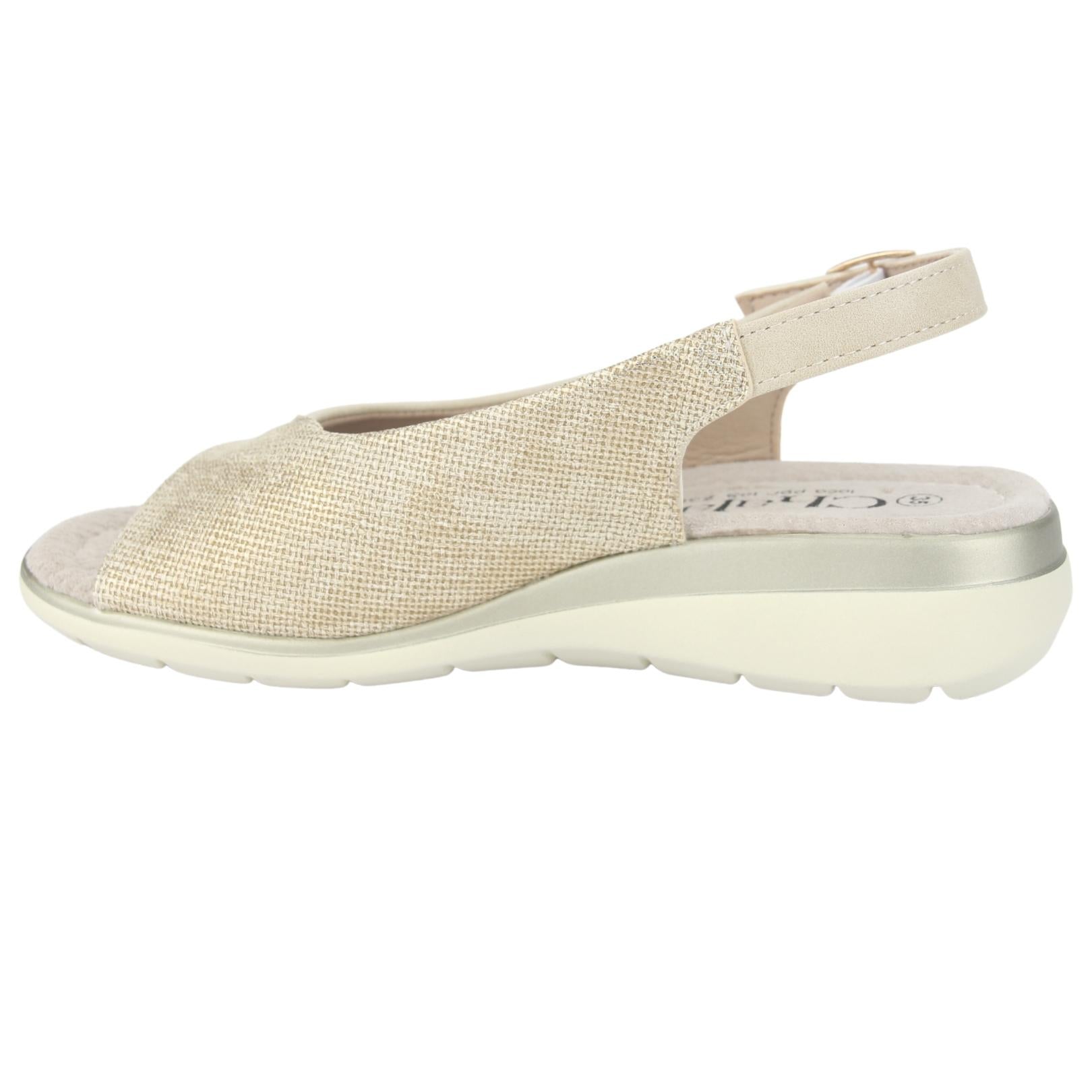 Sandalias Chalada Mujer 36-floro-5  Beige