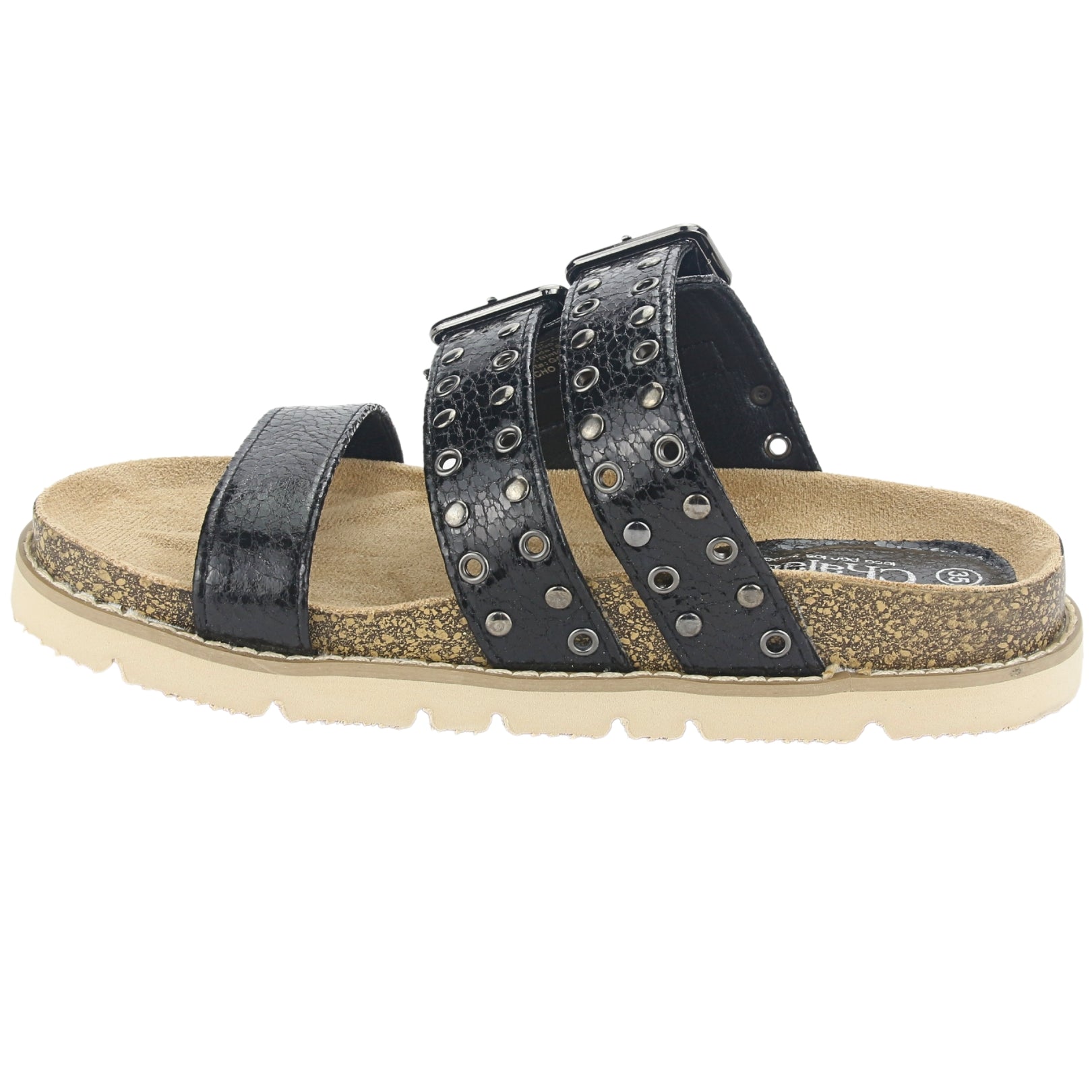 Sandalias Chalada Mujer 45-lila-12  Negro