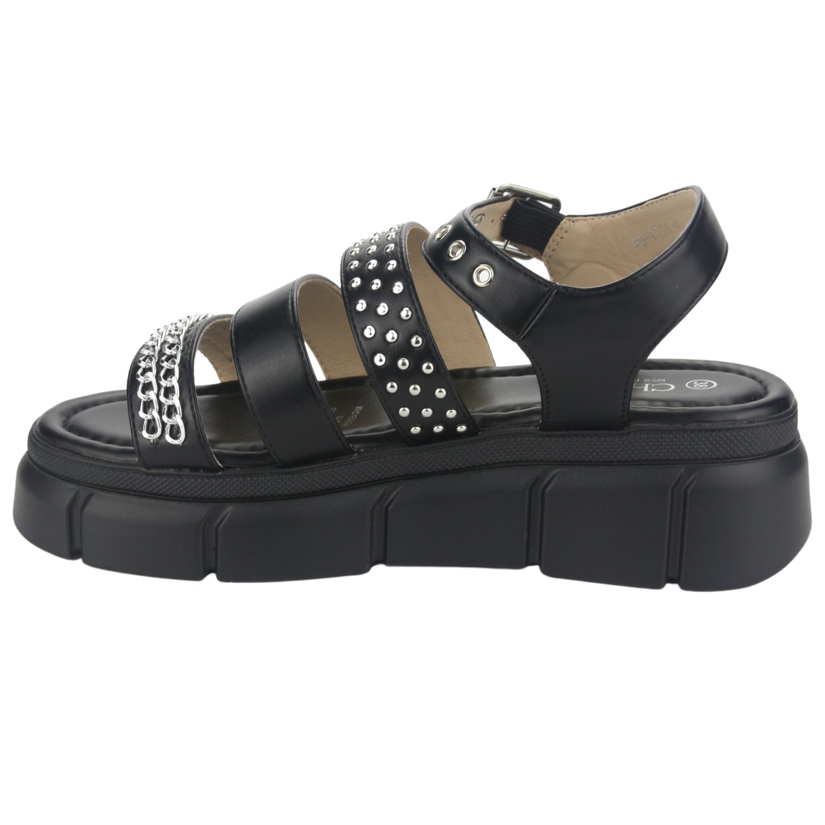 Sandalias Chalada Mujer 45-visa-1  Negro