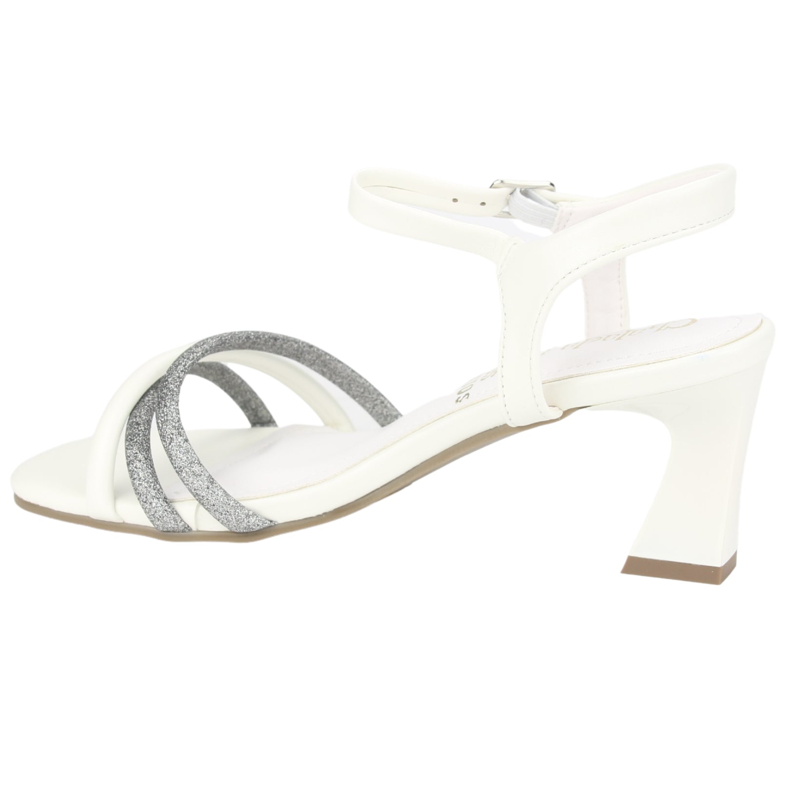 Sandalias Chalada Mujer 5-murcia-2  Blanco Plateado