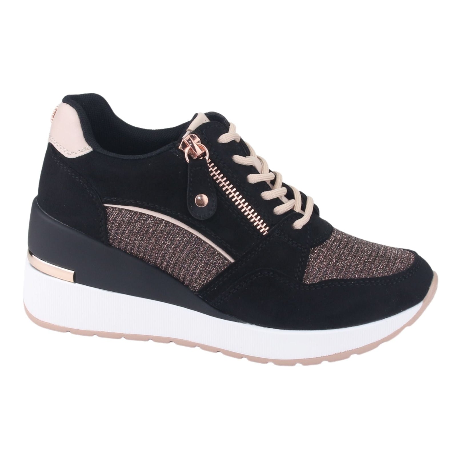 Zapatilla Chalada Mujer Bolden-5 Negro Urbano