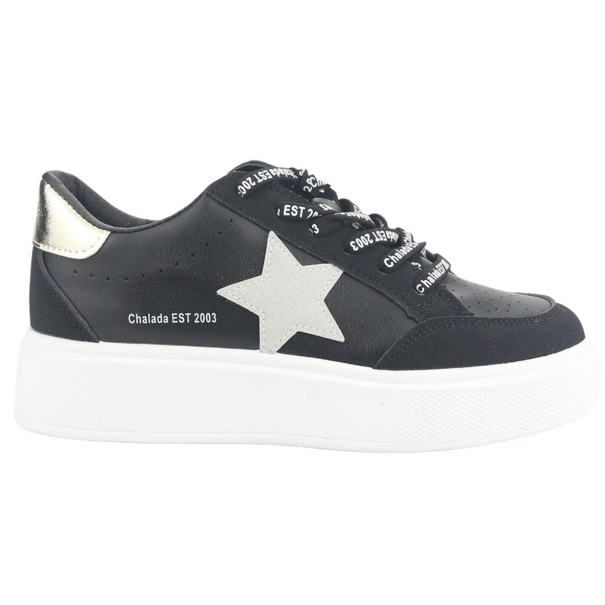 Zapatilla Chalada Mujer Candy-36 Negro Urbano