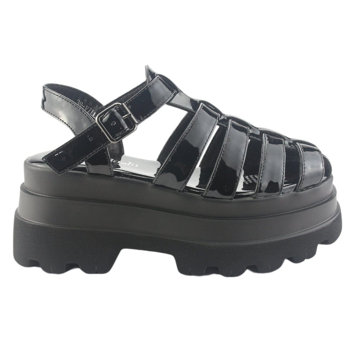 Sandalia Chalada Mujer Villa-11 Negro Casual