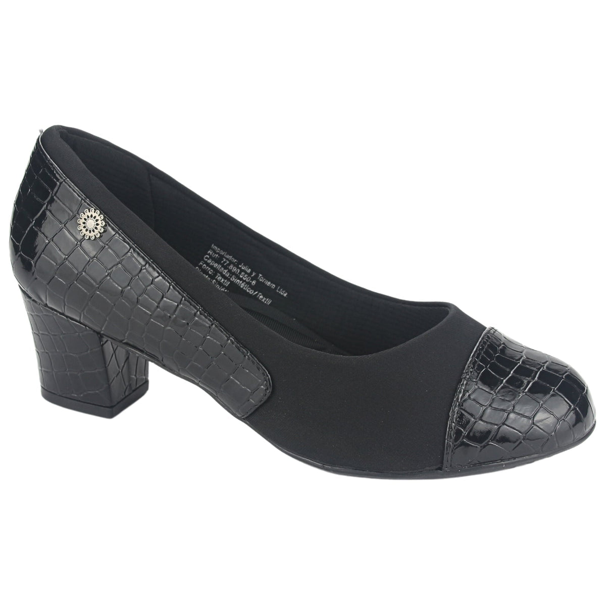 Zapato Chalada Mujer Flexi-15 Negro Casual