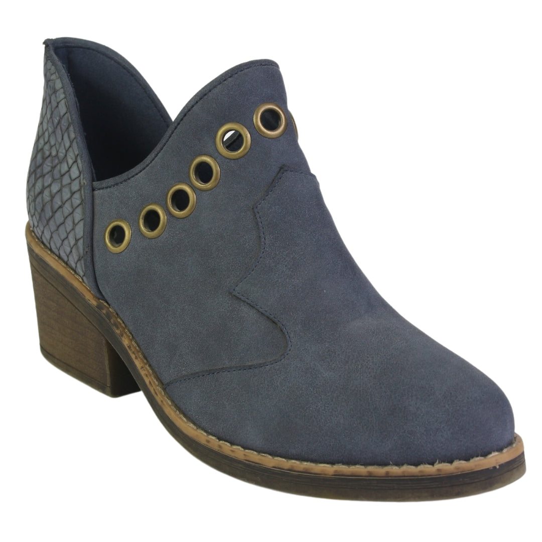 Botin Chalada Mujer Camp-15 Azul Casual