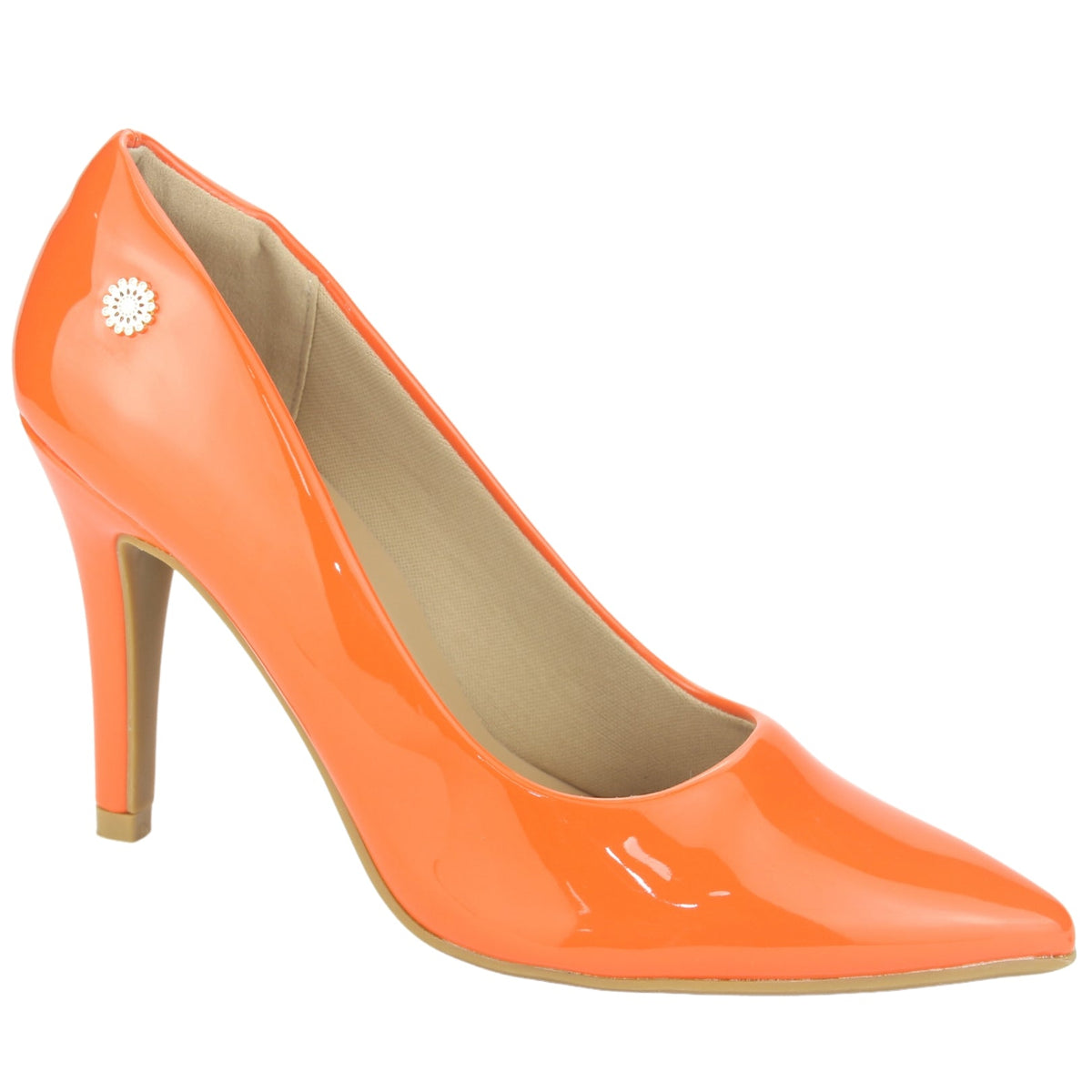 Zapato Chalada Mujer Clora-4 Naranjo