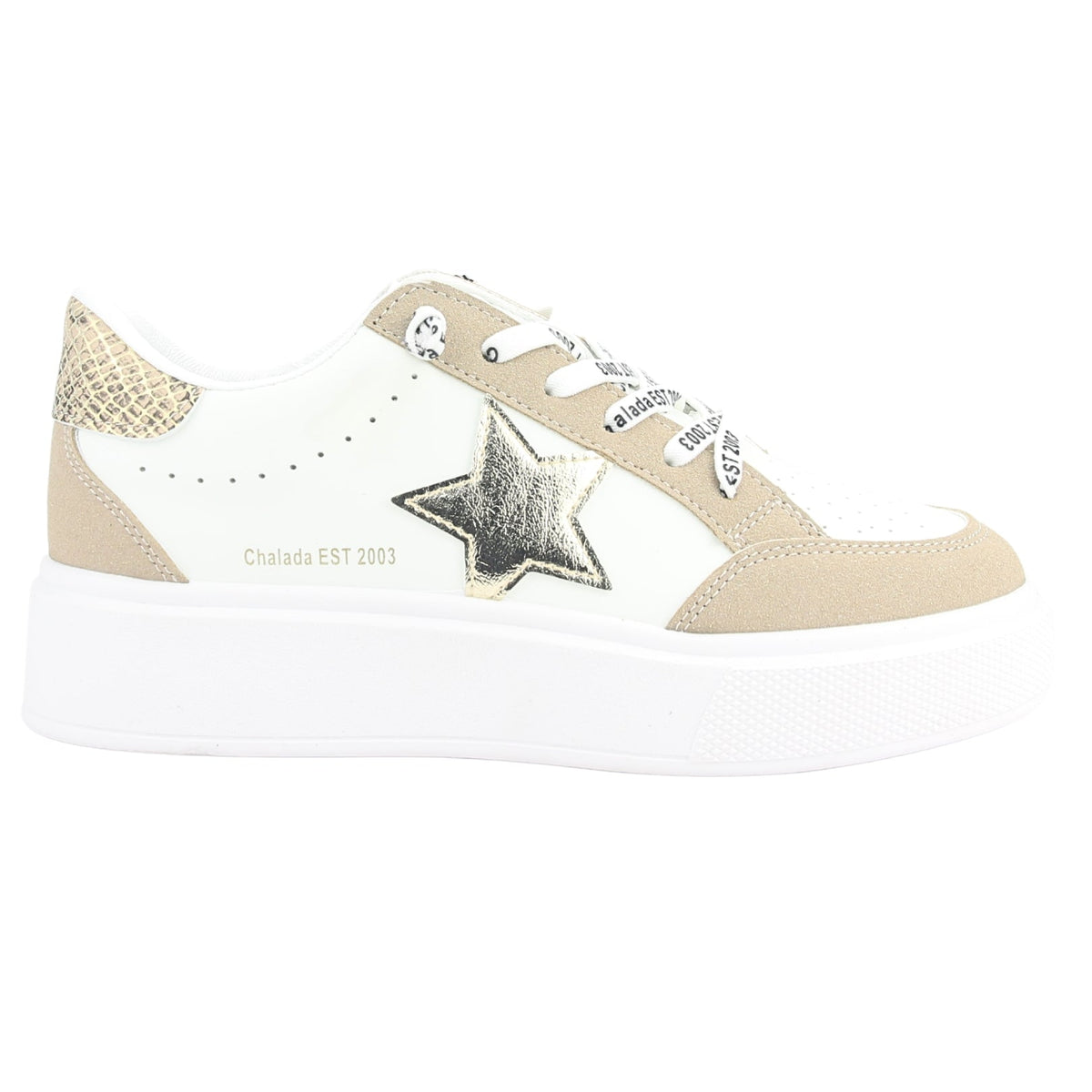 Zapatilla Chalada Mujer Candy-36 Blanco Urbano
