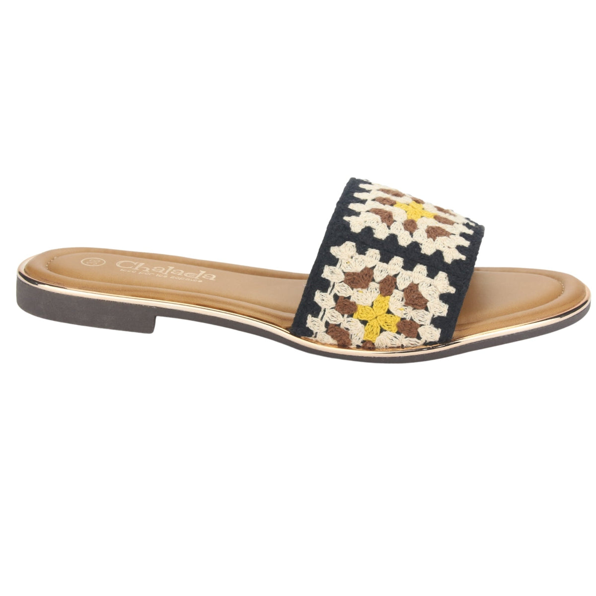 Sandalias Chalada Mujer 45-lila-15  Negro