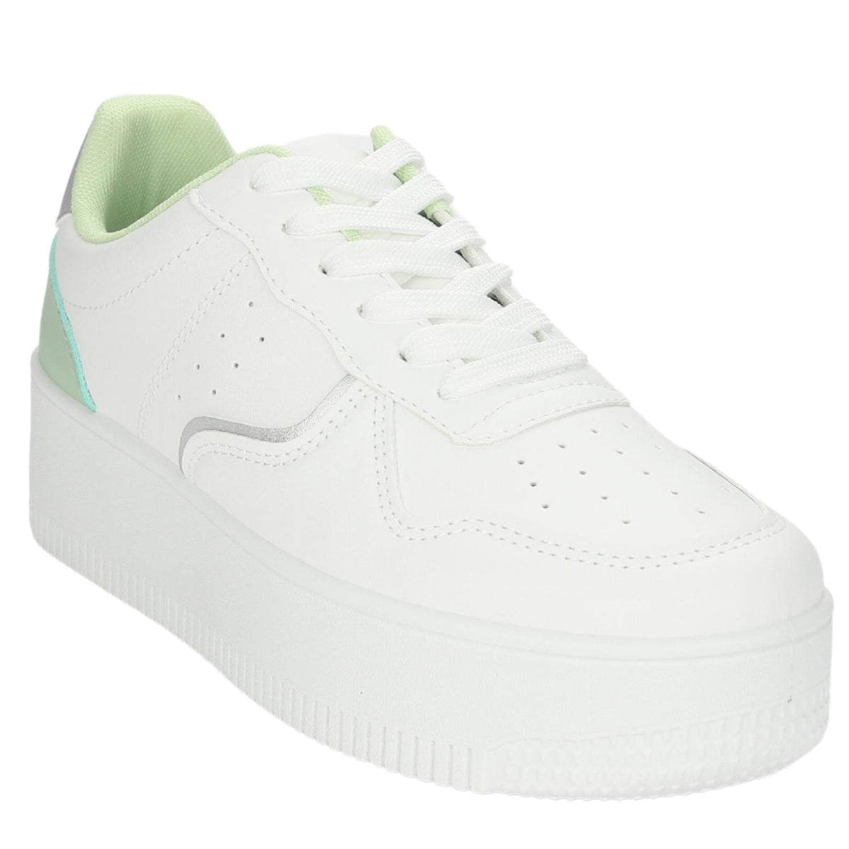 Zapatilla Chalada Mujer Metta-3 Blanco Plataforma