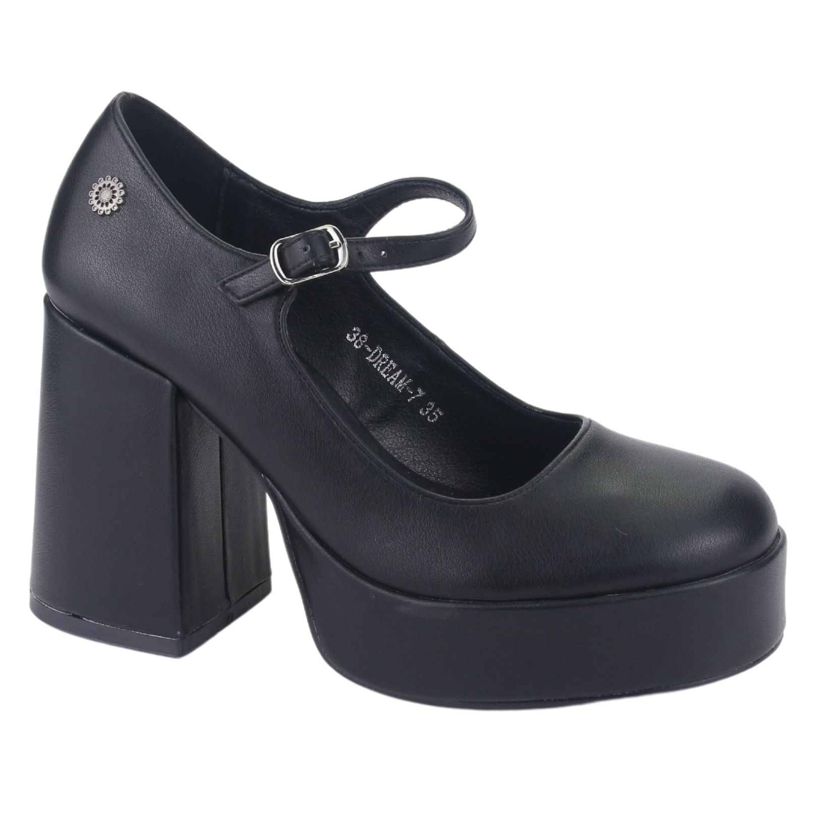 Zapato Chalada Mujer Dream-7 Negro Casual