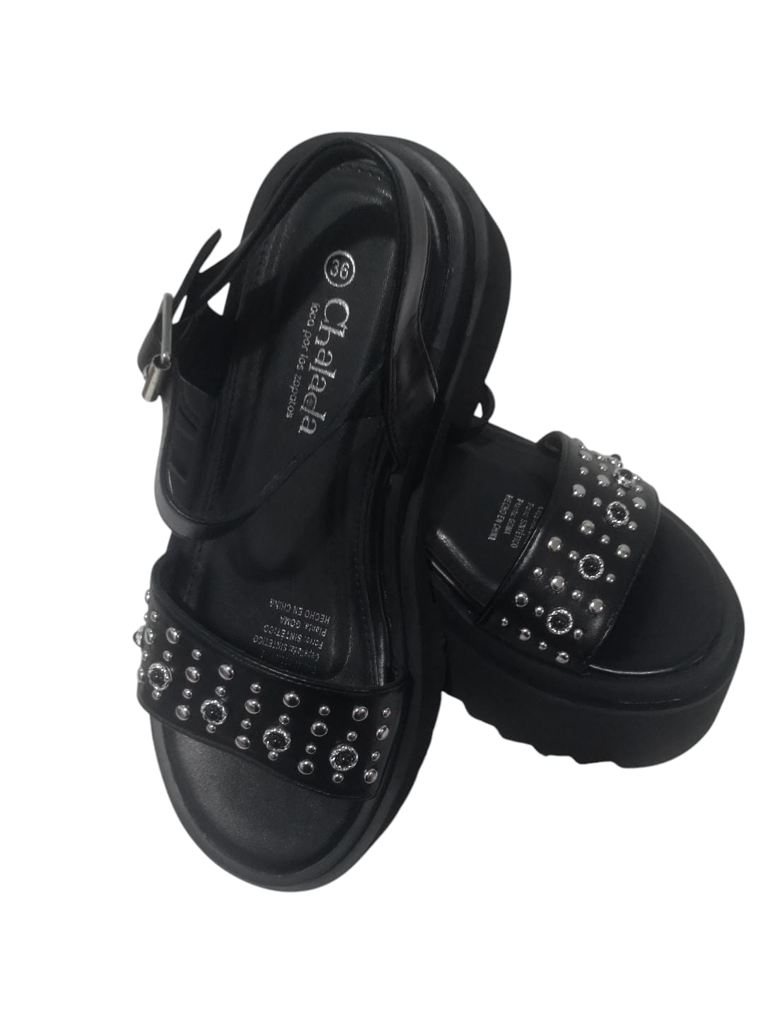 Sandalias Chalada Mujer 45-wurt-5  Negro