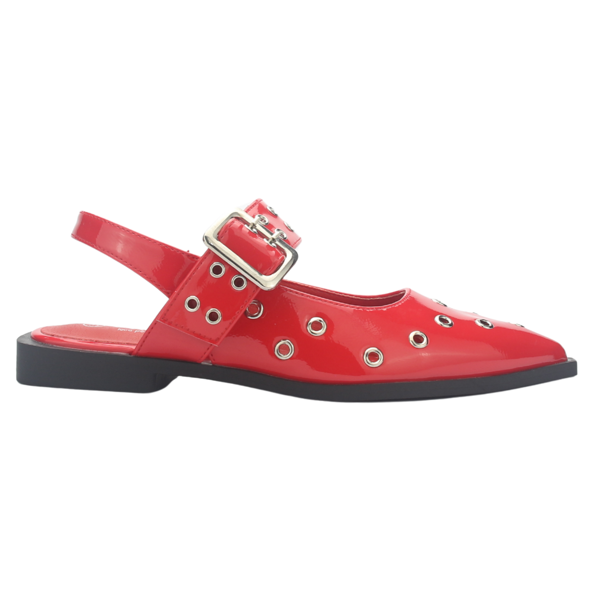 Ballerina Mujer Chalada Slik-20 Rojo Casual