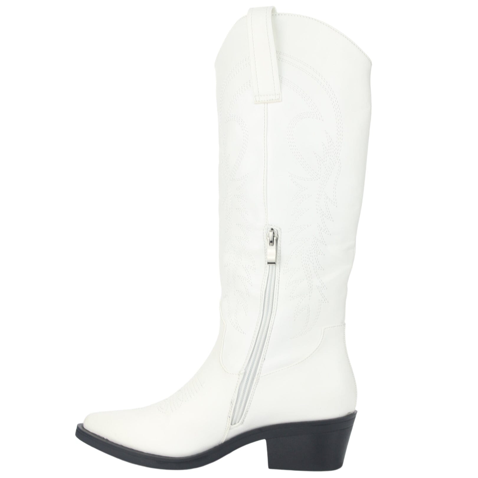 Bota Chalada Mujer West-20 Blanco Casual Botas Taco Chalada