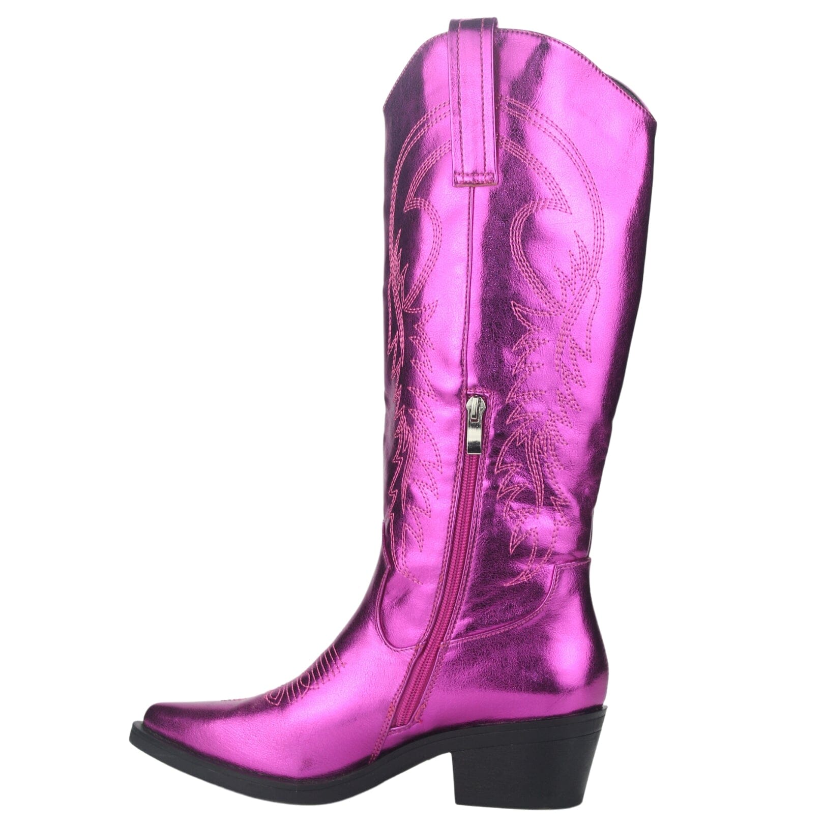 Bota Chalada Mujer West-21 Rosado Casual Botas Taco Chalada