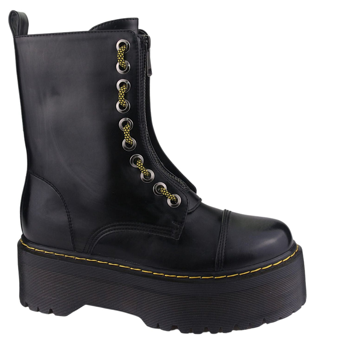 Botin Chalada Mujer Poolh-15 Negro Plataforma