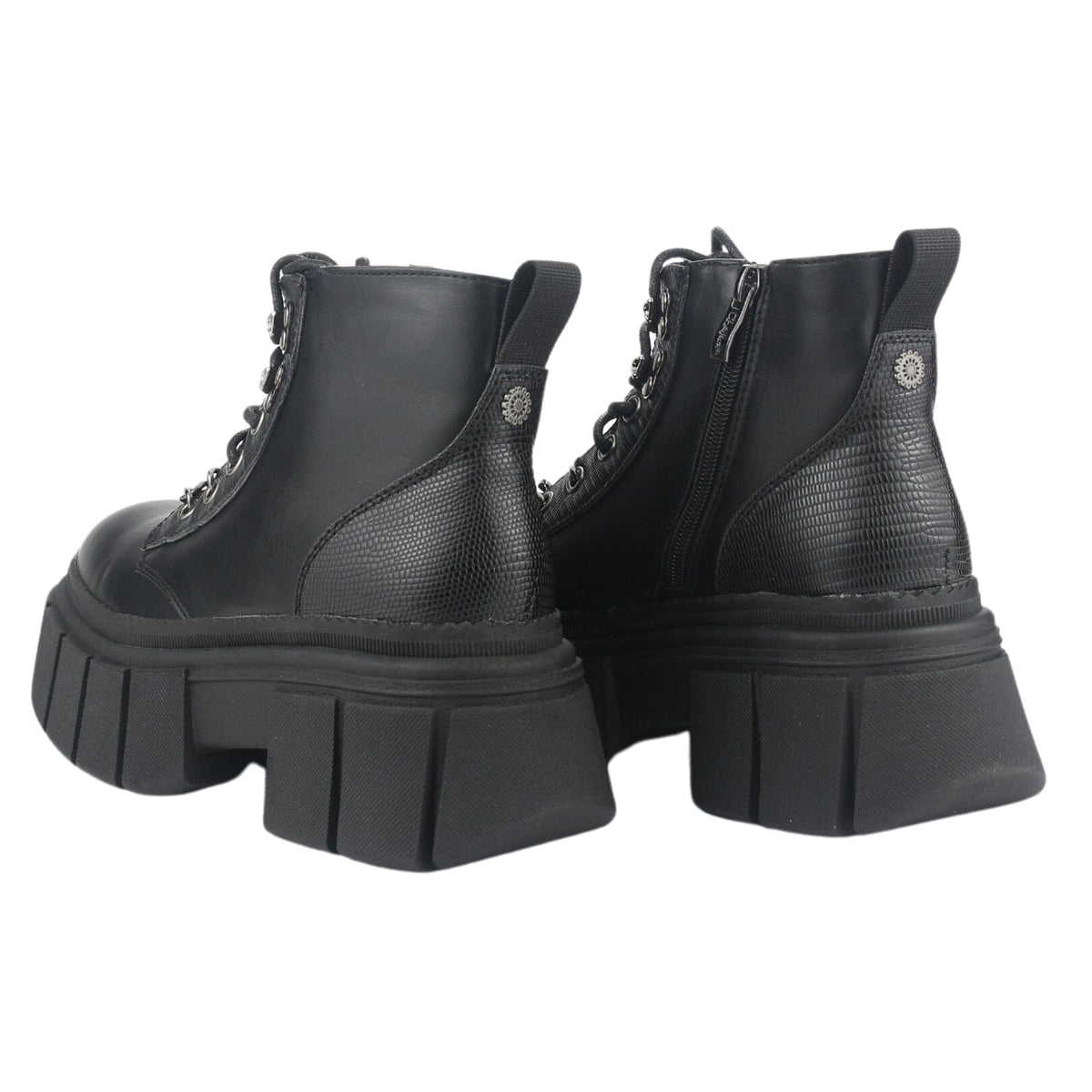 Botin Chalada Mujer Bresh-2 Negro Plataforma