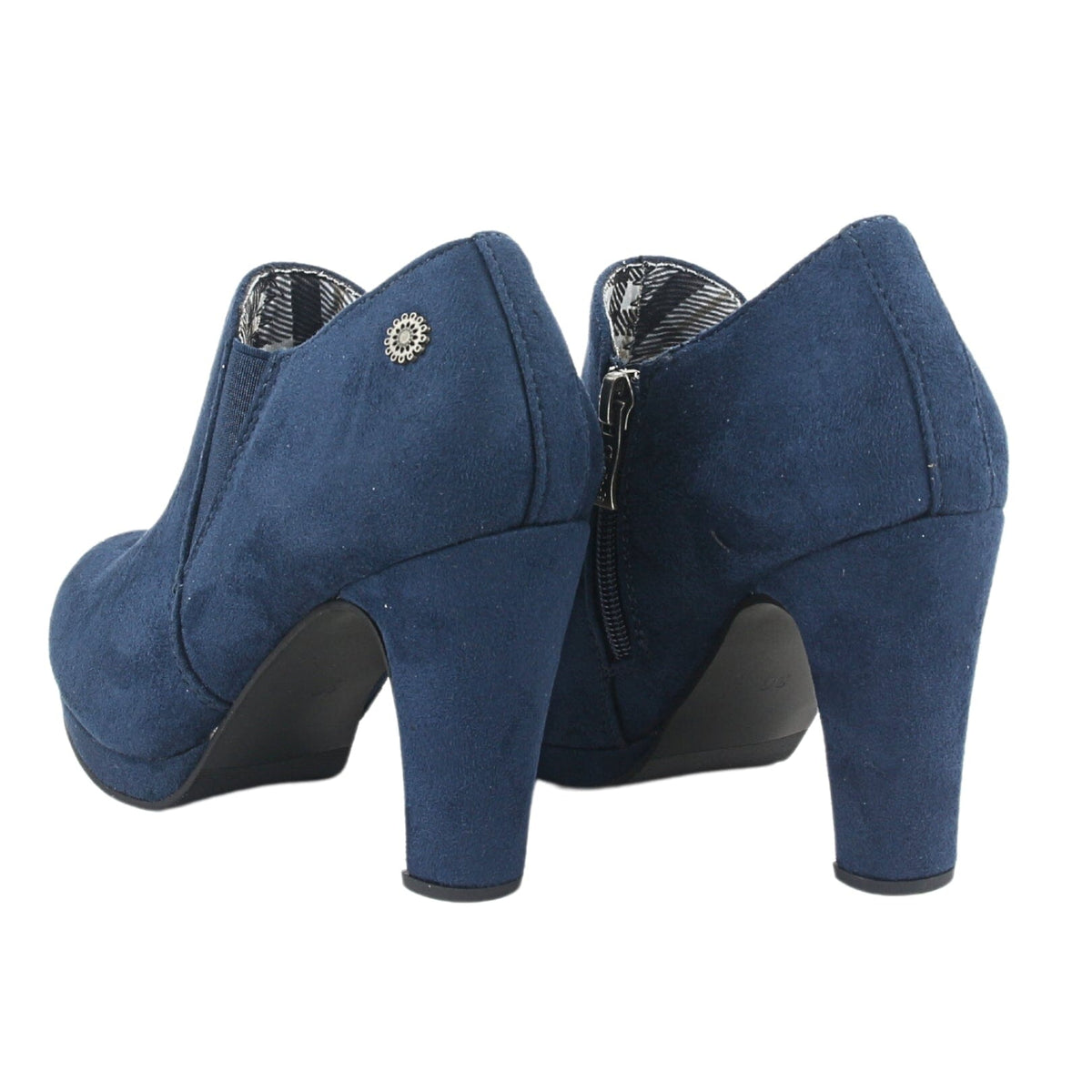 Botin Chalada Mujer Plataform-8 Azul Marino Casual