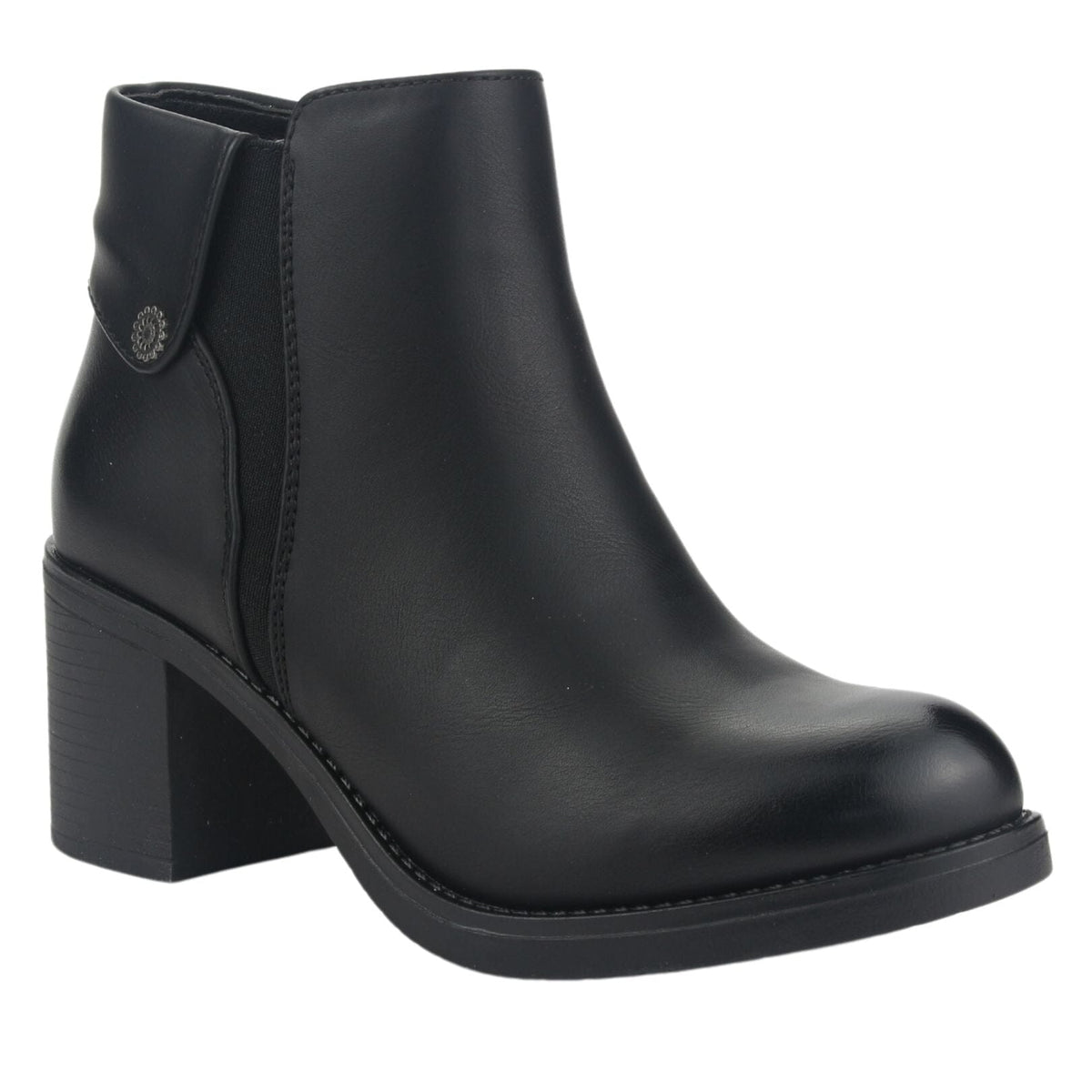 Botin Chalada Mujer Prata-3 Negro Casual