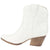 Botin Chalada Mujer Westnew-3 Blanco Casual Botines Taco Chalada