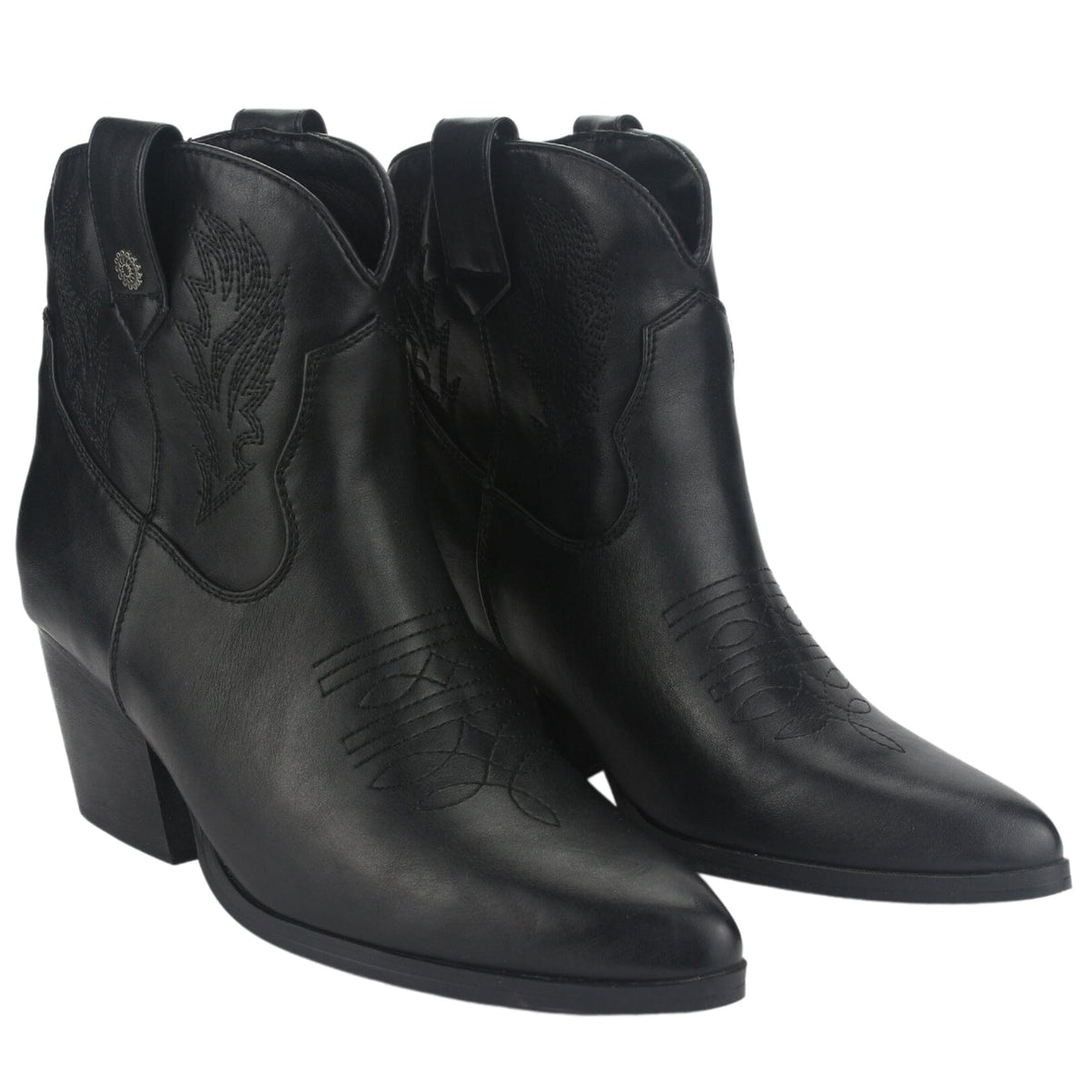 Botin Chalada Mujer Westnew-3 Negro Casual Botines Taco Chalada
