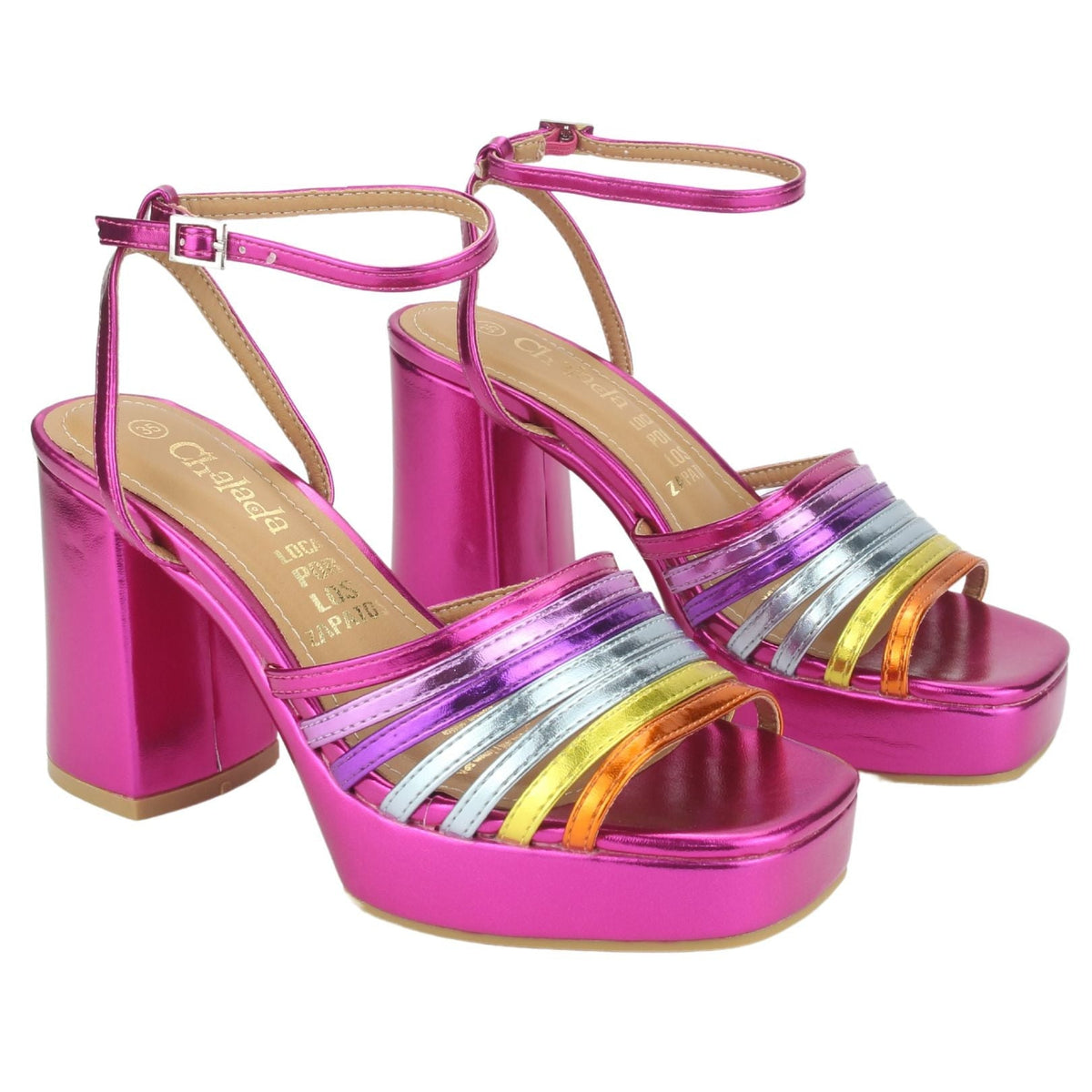 Sandalias Chalada Mujer 5-sussi-6 Fucsia Multicolor