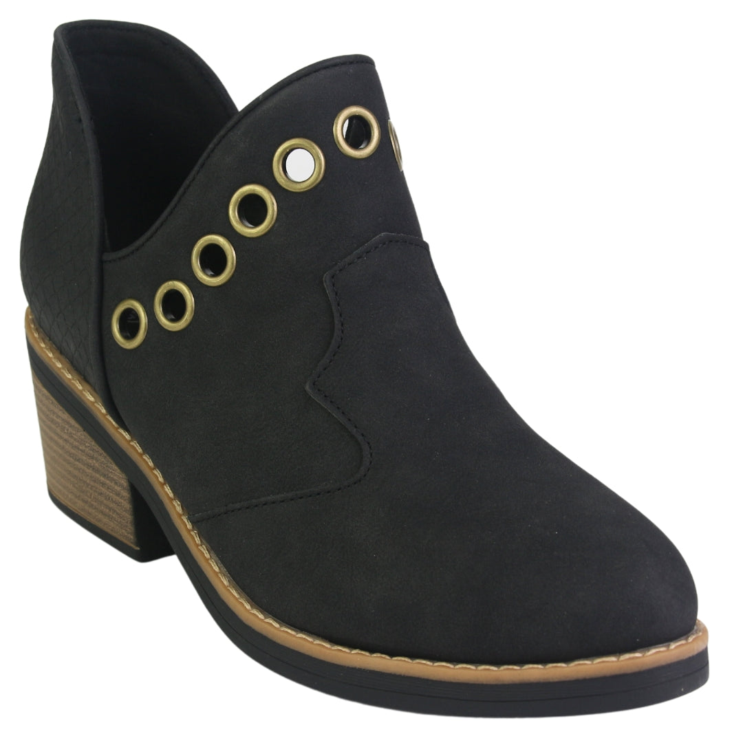 Botin Chalada Mujer Camp-15 Negro Casual