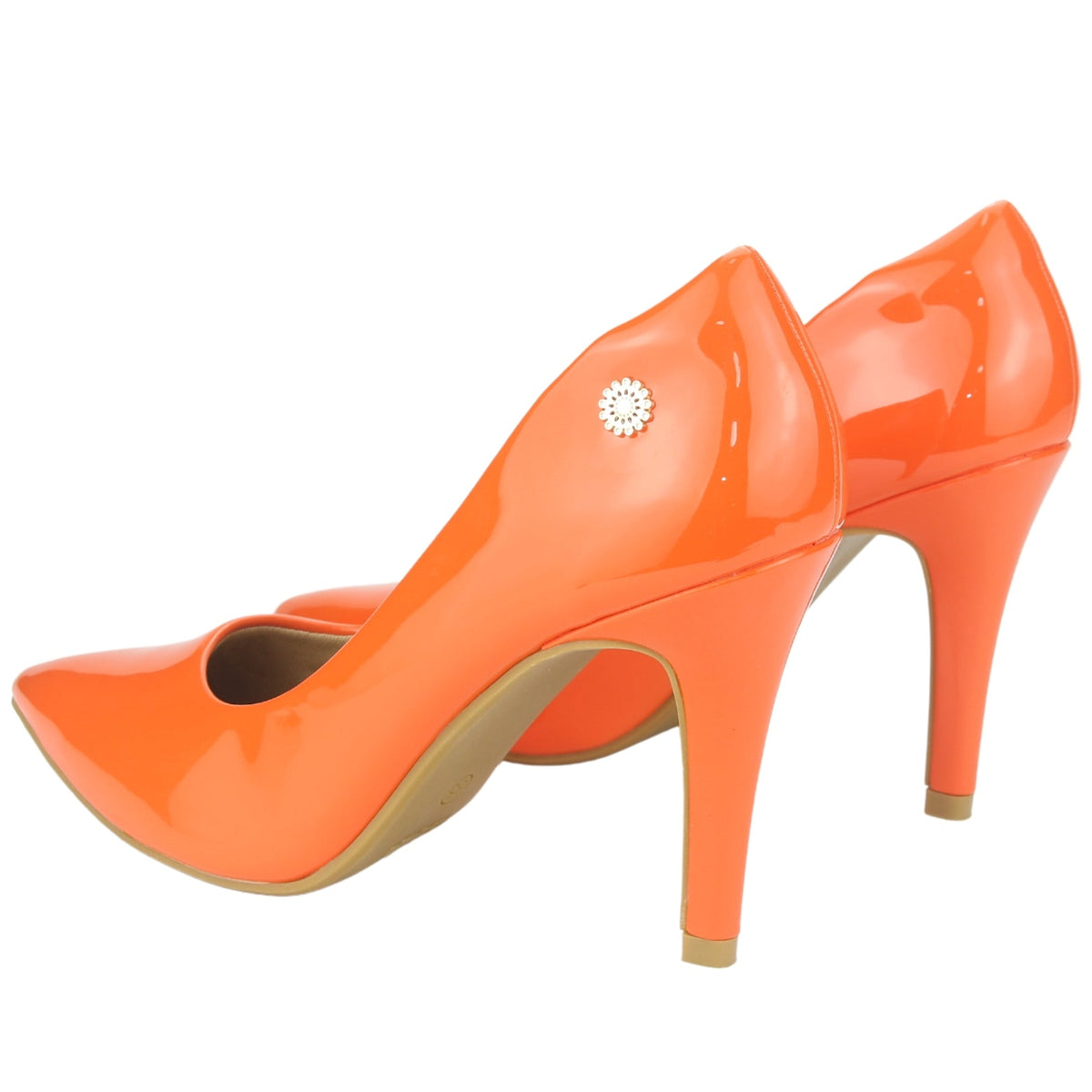 Zapato Chalada Mujer Clora-4 Naranjo