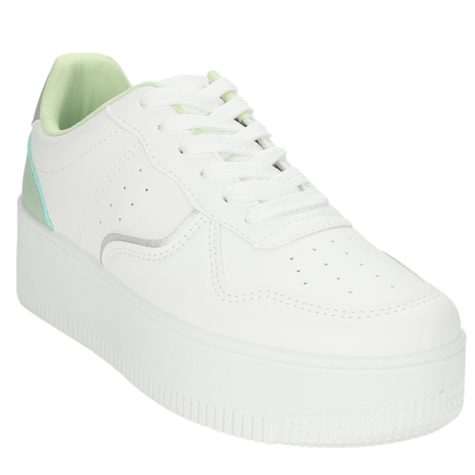 Zapatilla Chalada Mujer Metta-3 Blanco Plataforma