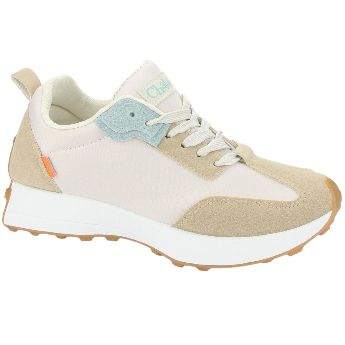 Zapatilla Chalada Mujer Flash-1 Beige Urbano
