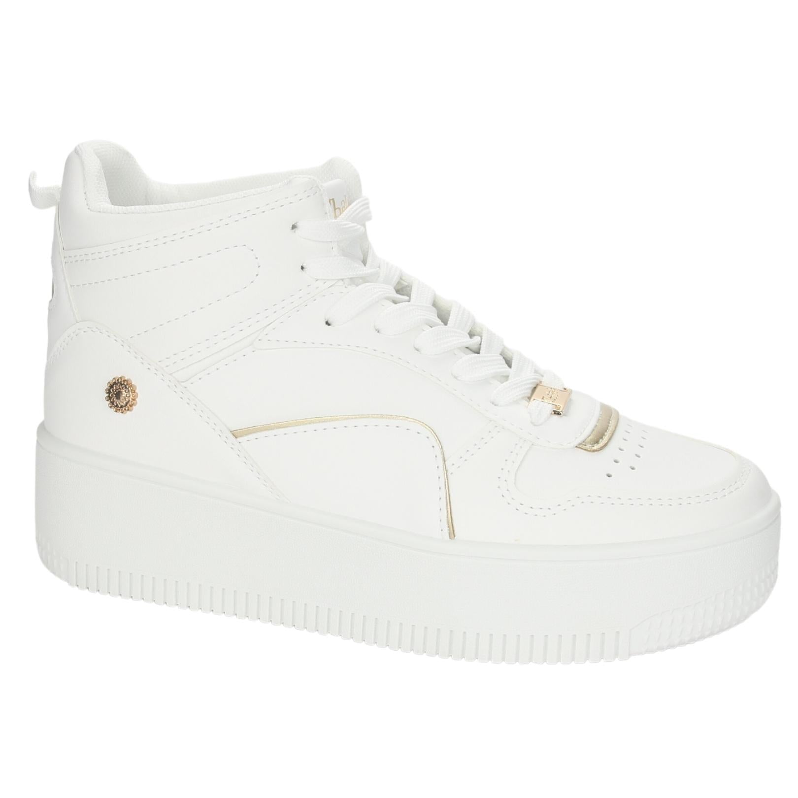 Zapatilla Chalada Mujer Metta-9 Blanco Oro Urbano