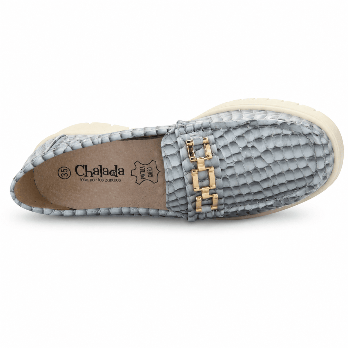 Mocasin Azul Mujer Casual Chalada Rioja