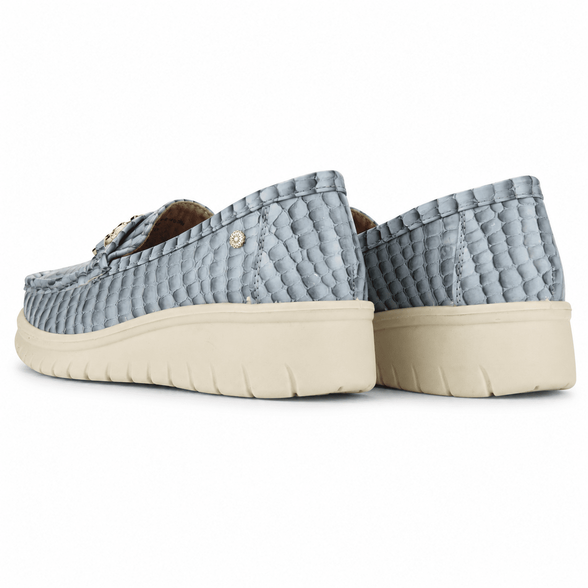 Mocasin Azul Mujer Casual Chalada Rioja