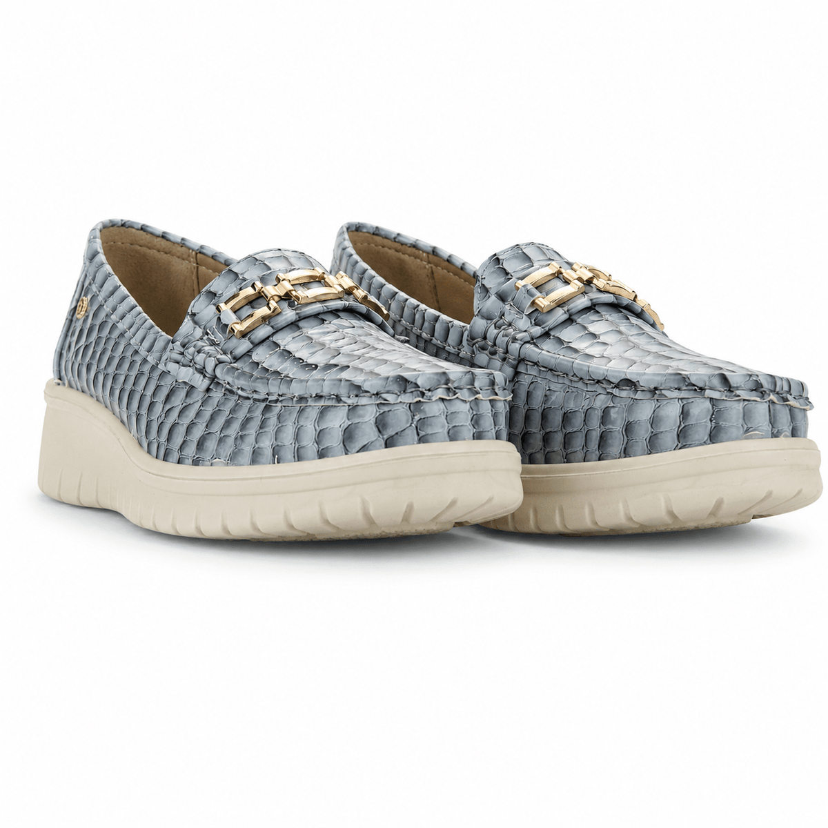 Mocasin Azul Mujer Casual Chalada Rioja