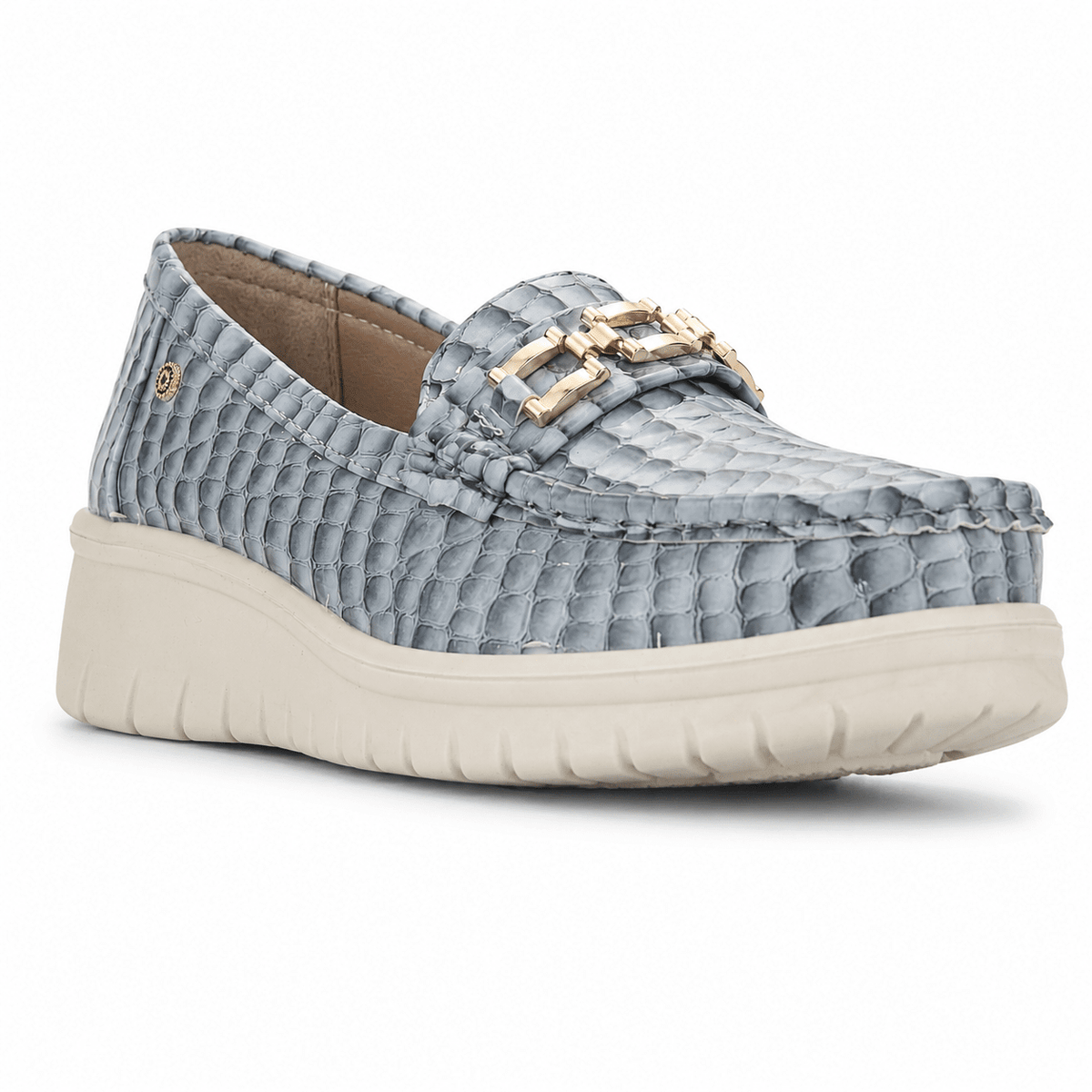 Mocasin Azul Mujer Casual Chalada Rioja
