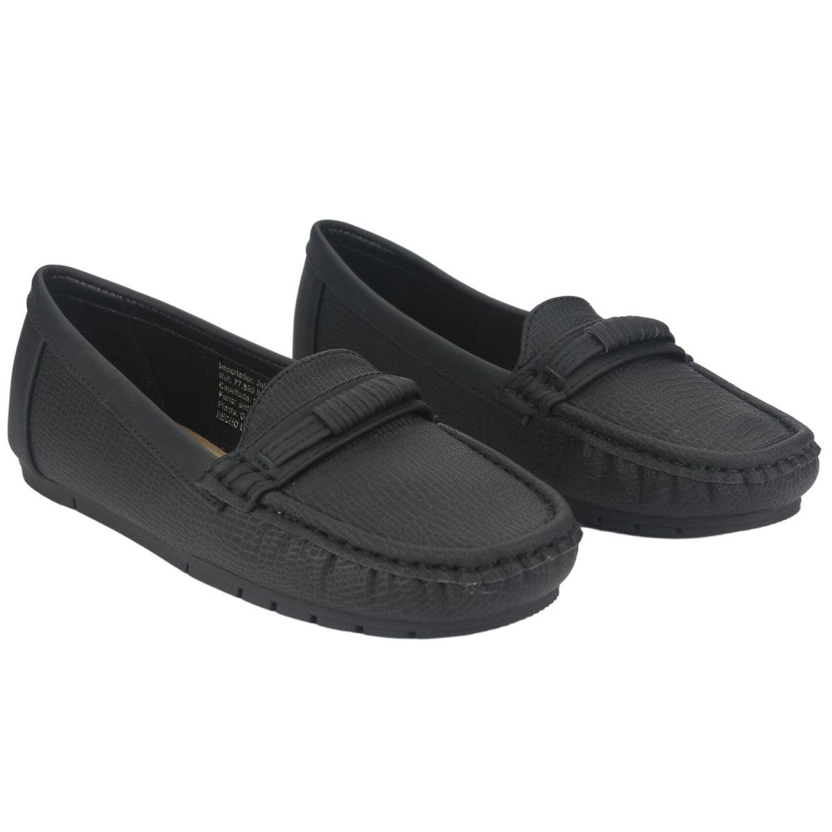 Mocasin Chalada Mujer Cusco-35 Negro Casual